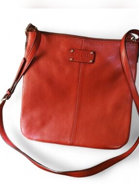 Kate Spade Red Leather Crossbody Bag